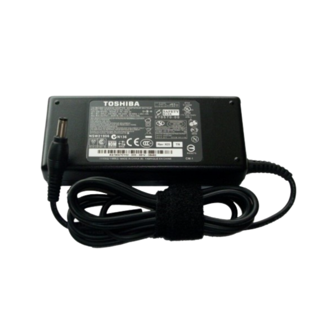 Toshiba Laptop Charger with Power Cable – 90W 19V-4.74A (5.5×2.5mm)