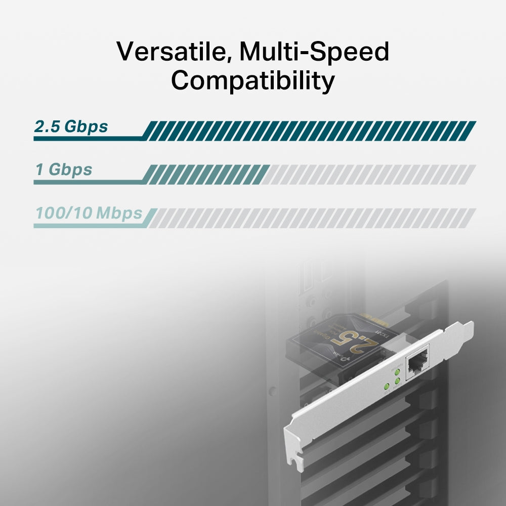 TP-LINK (TX201) 2.5 Gigabit PCIe Network Adapter - LAN / PCI Express