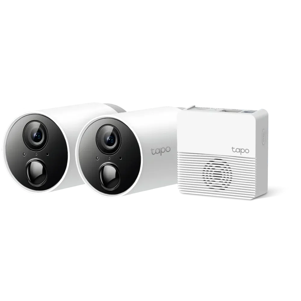 TP-LINK Tapo C400S2 Smart Wire-Free Security Camera System, 2-Camera System