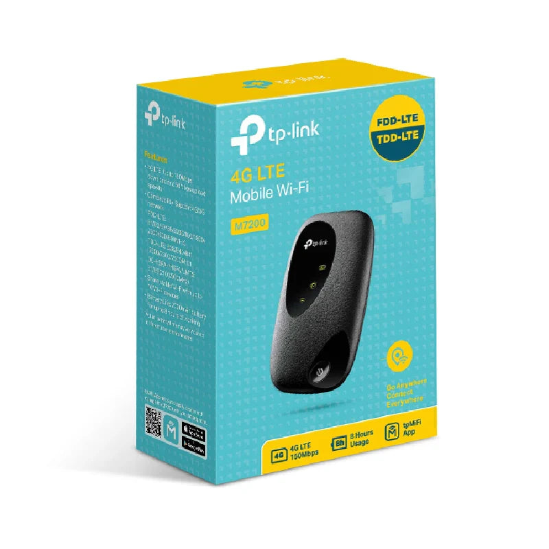TP-Link 4G LTE Mobile Wi-Fi - 2000mAh / micro USB - M7200