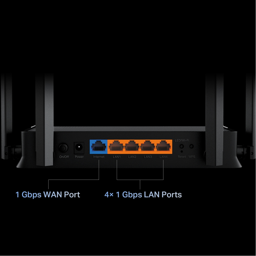 TP-Link Archer BE220 BE3600 Dual-Band WiFi 7 Router