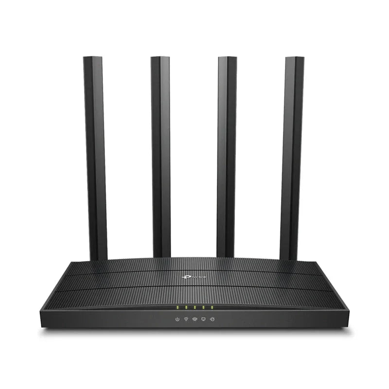 TP-Link Archer C6 Wireless Router - 1200 Mbps / WAN / LAN / Black