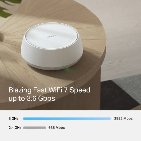 TP-Link Deco BE22 (Pack of 3) BE3600 Whole Home Mesh WiFi 7 System
