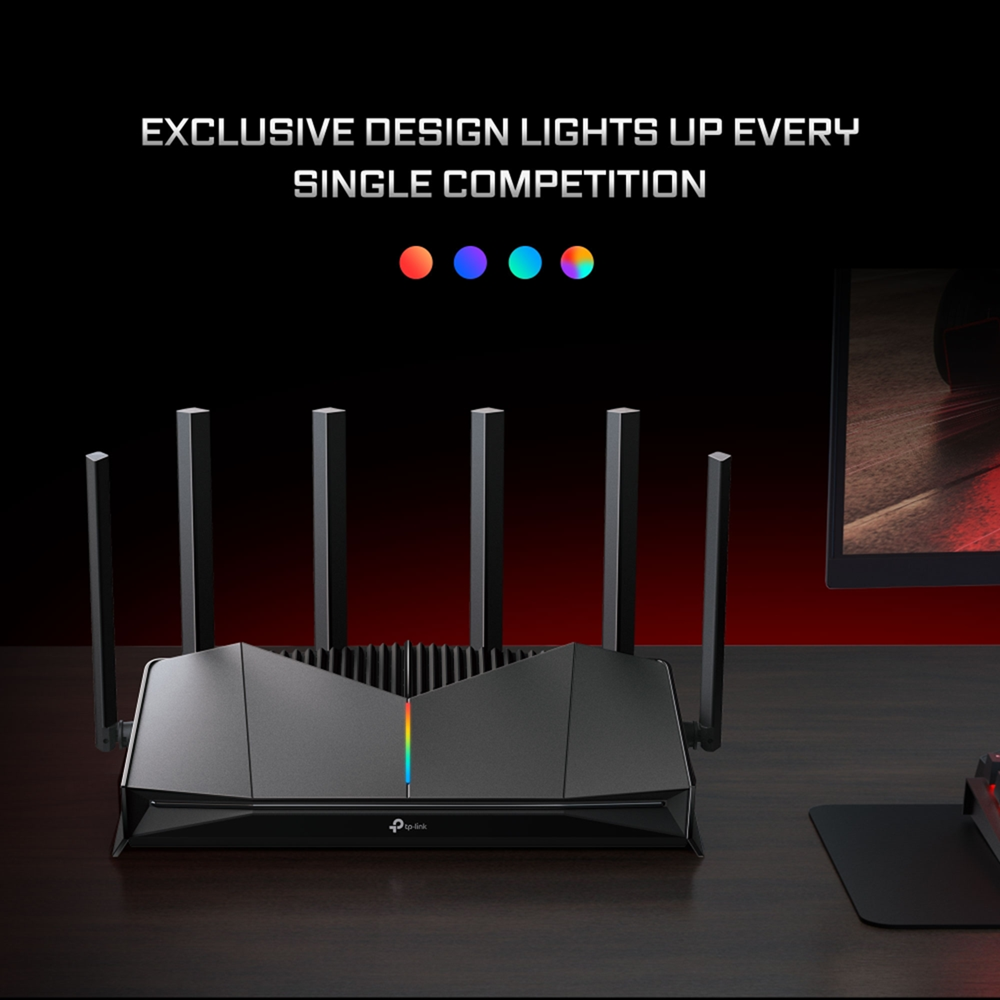 TP-Link GE400 BE6500 Dual-Band WiFi 7 Gaming Router, 2.5G