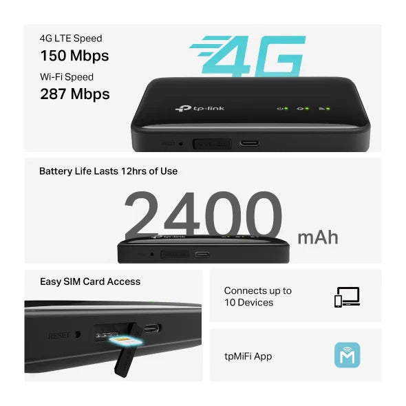 TP-Link M7005 4G LTE Mobile Wi-Fi Router