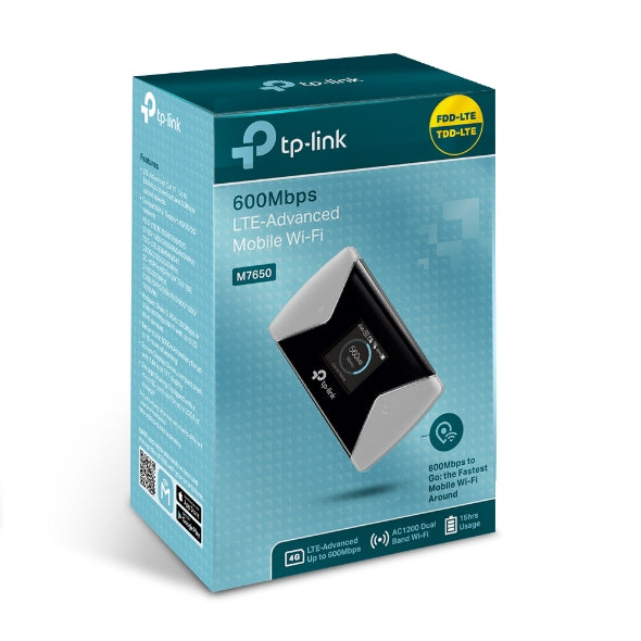 TP-Link M7650 600 Mbps LTE-Advanced Mobile Wi-Fi Router