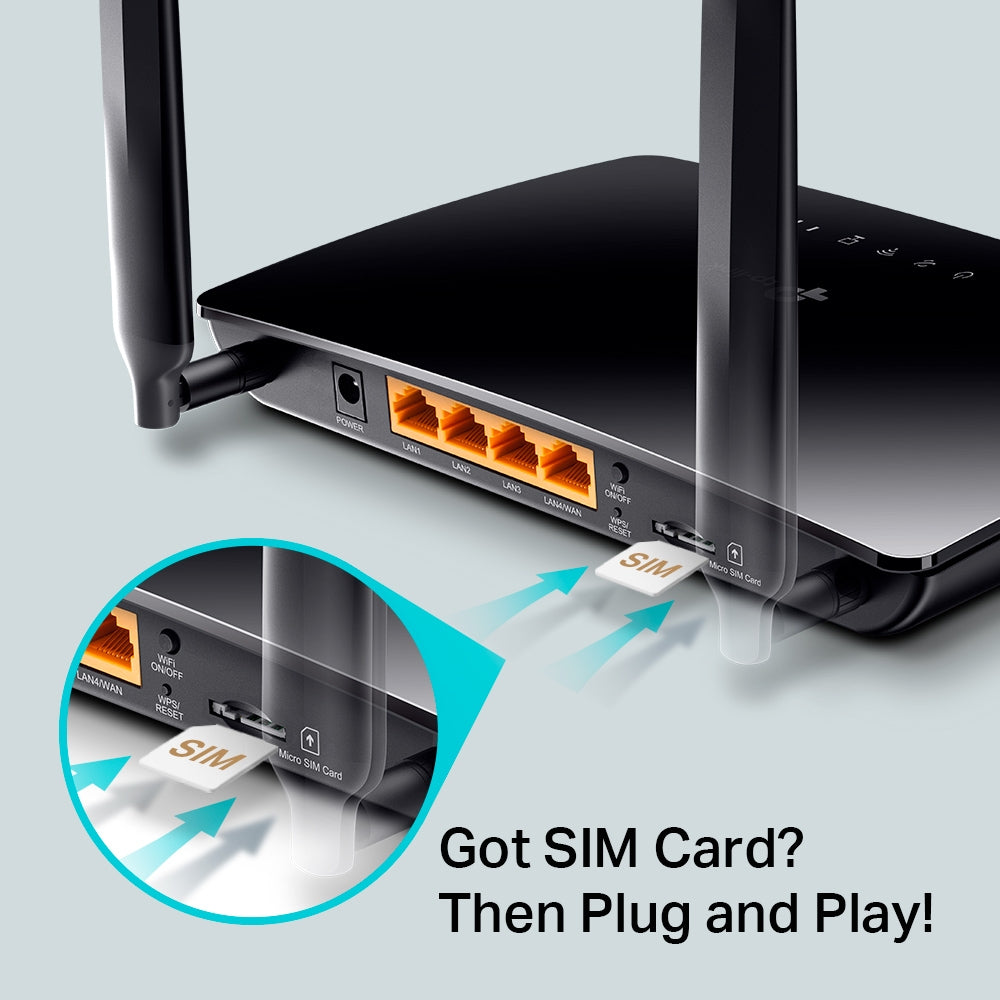 TP-Link MR400 AC1200 4G LTE Wireless Dual Band Router