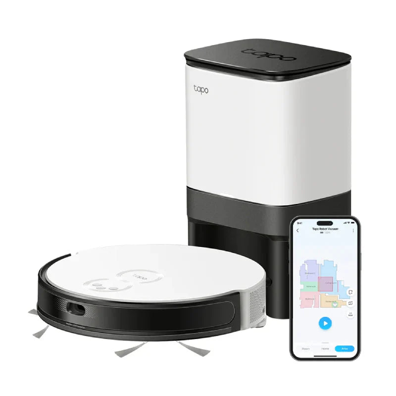 TP-Link MagSlim LiDAR Navigation Robot Vacuum & Mop+ Smart Auto-Empty Dock - 2600 mAh / 4L