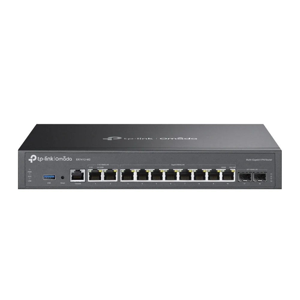 TP-Link Omada ER7412-M2 2.5GE Multi-Gigabit VPN Router, Load Balance