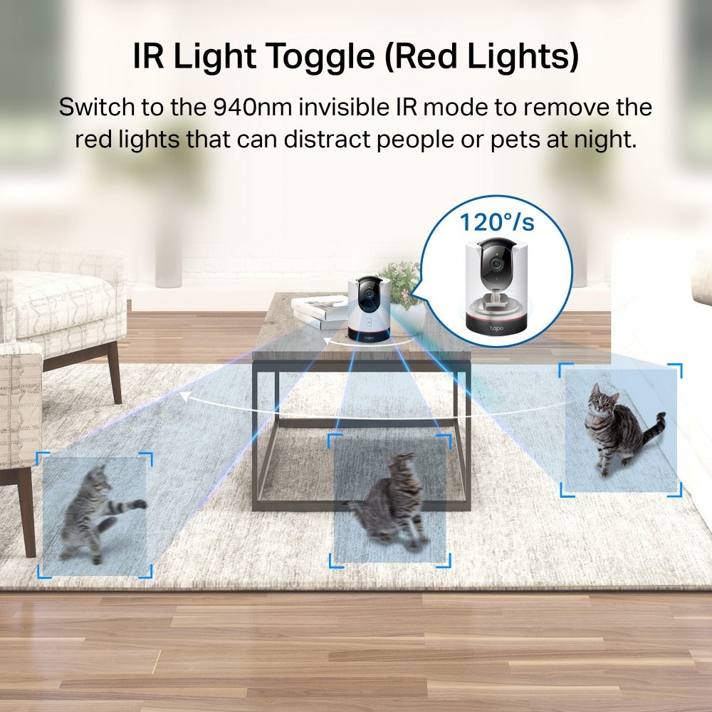 TP-Link Pan/Tilt AI Home Security Wi-Fi Camera
