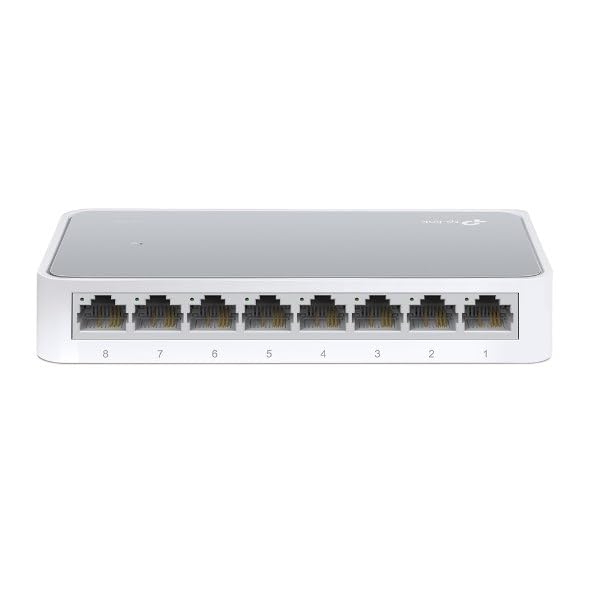 TP Link SF1008D 8-Port Fast Ethernet Network Switch 10/100Mbps