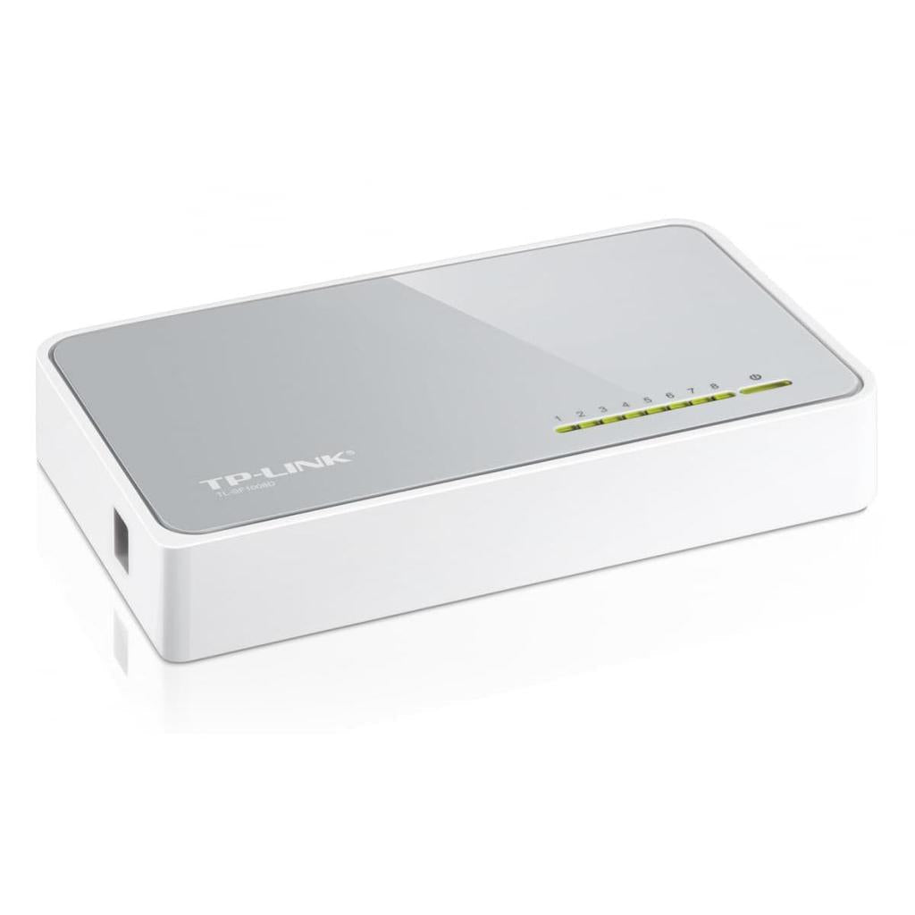 TP Link SF1008D 8-Port Fast Ethernet Network Switch 10/100Mbps