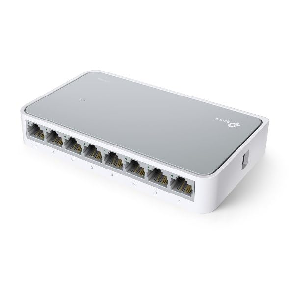 TP Link SF1008D 8-Port Fast Ethernet Network Switch 10/100Mbps
