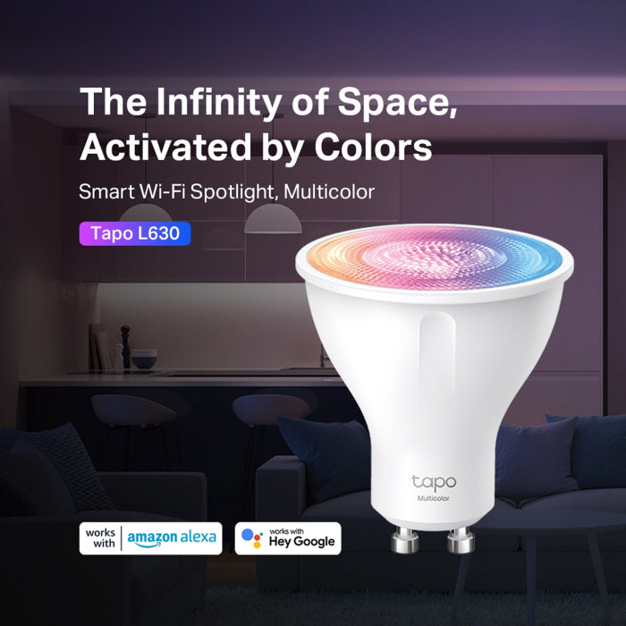TP-Link Tapo L630 Wi-Fi Smart Multicolour Dimmable Spotlight