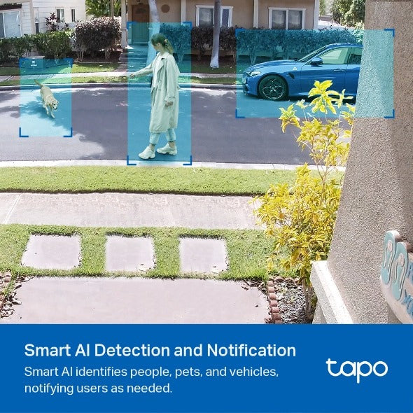 TP-Link Smart Wire-Free Security Camera System, 2-Camera System TAPO C420S2