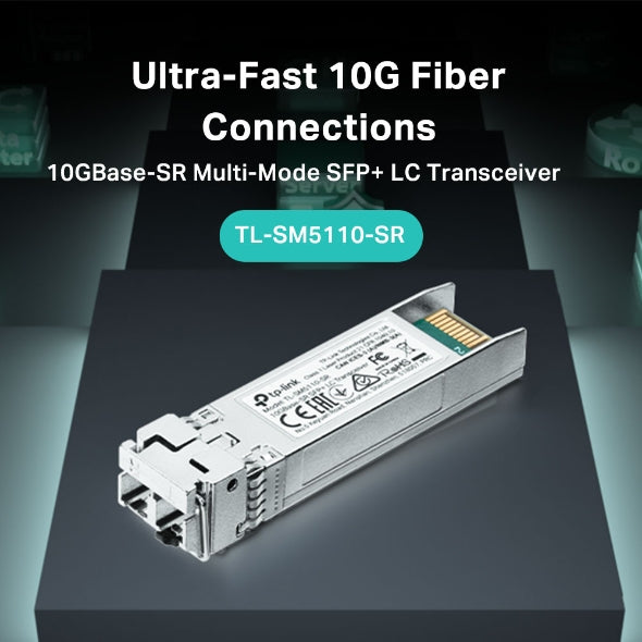 TP-Link TL-SM5110-SR Multi-Mode 10GBase-SR SFP+ LC Transceiver