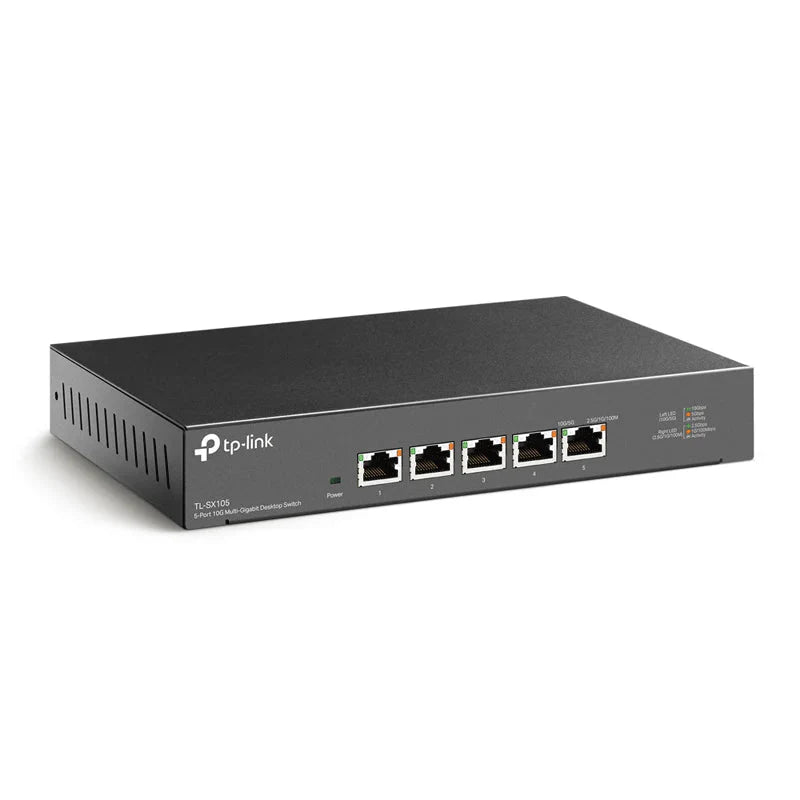 TP-Link (TL-SX105) Gigabit Desktop Switch - 5-Ports / 100 Gbps / LAN / Unmanaged