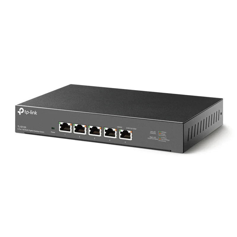 TP-Link (TL-SX105) Gigabit Desktop Switch - 5-Ports / 100 Gbps / LAN / Unmanaged