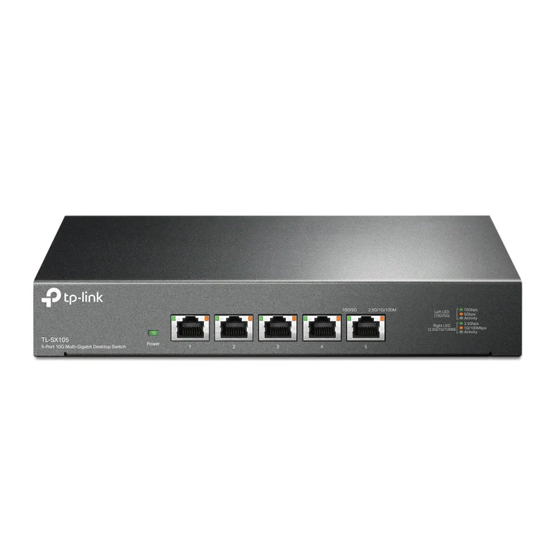 TP-Link (TL-SX105) Gigabit Desktop Switch - 5-Ports / 100 Gbps / LAN / Unmanaged