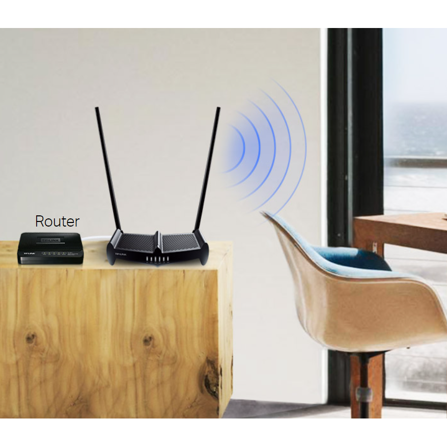 TP-Link (TL-WR841HP) High Power Wireless N Router - 2.4GHz (300 Mbps) / WAN / LAN