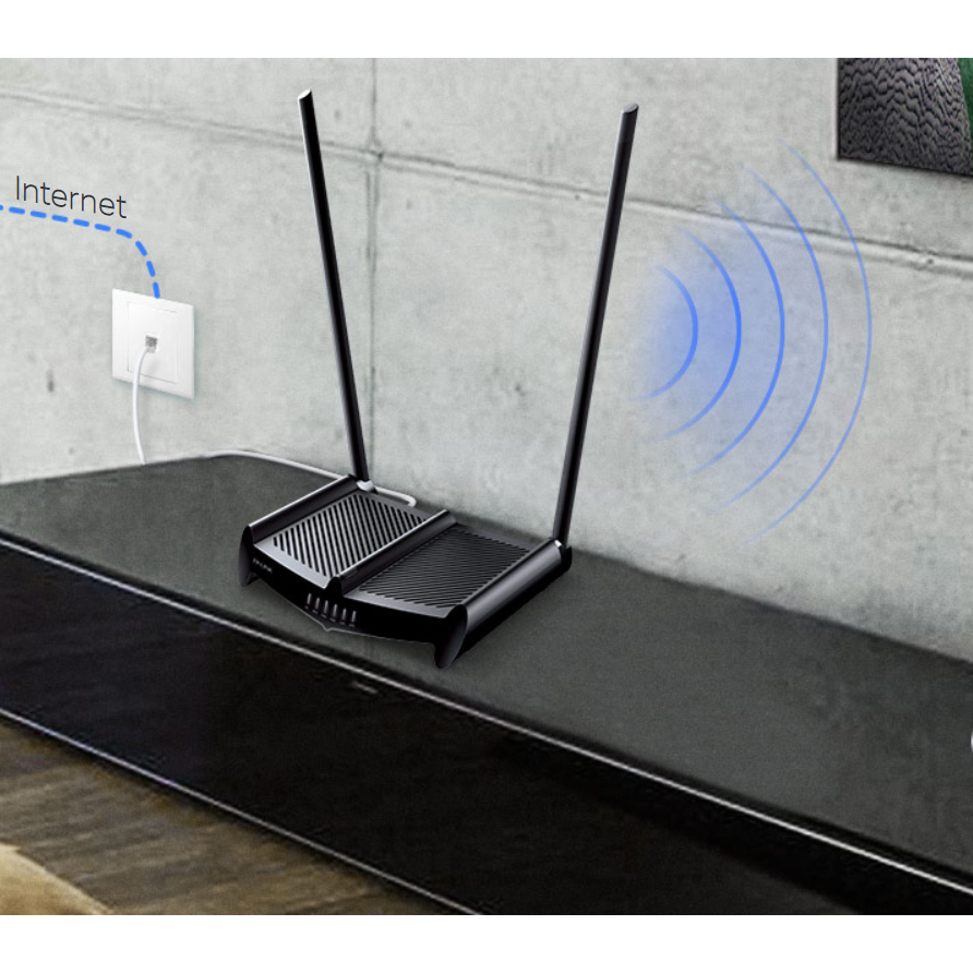 TP-Link (TL-WR841HP) High Power Wireless N Router - 2.4GHz (300 Mbps) / WAN / LAN
