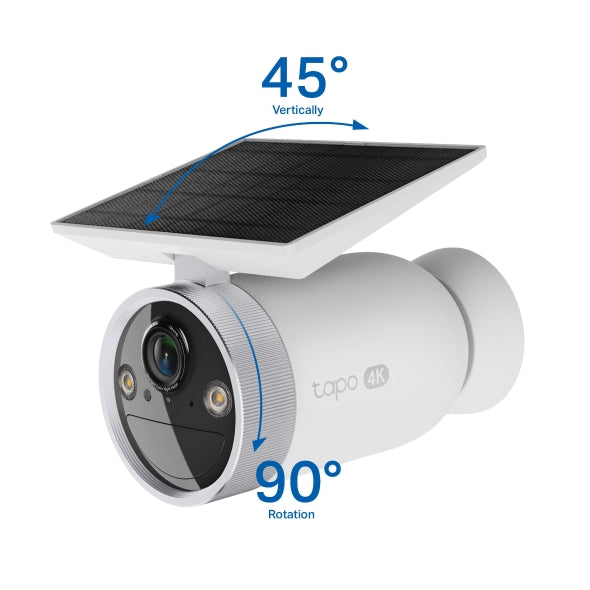 TP-Link Tapo C465 Battery-Powered Security Camera with Built-In Solar Panel 4K