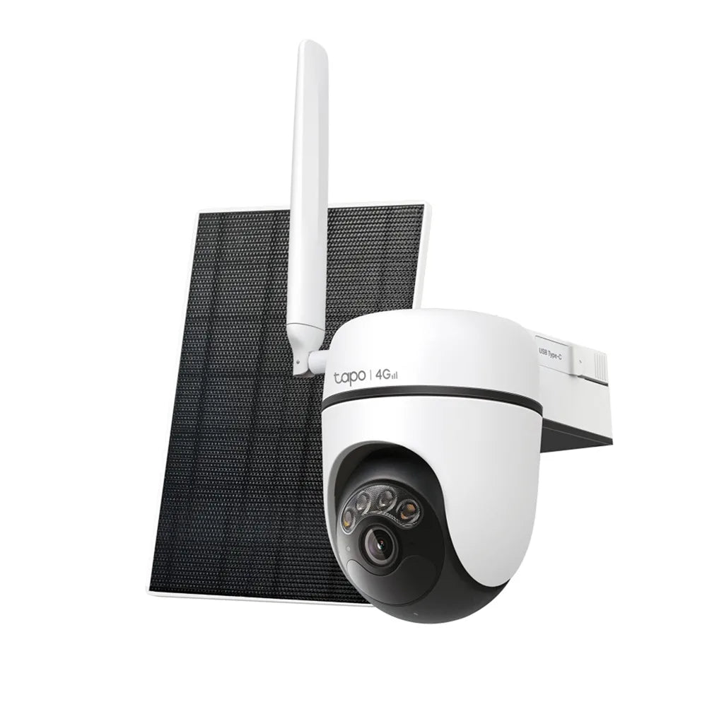 TP-Link Tapo C615G KIT 2K Solar-Powered Pan/Tilt 4G LTE Security Camera Kit