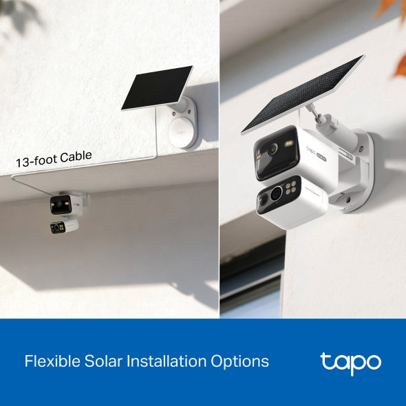 TP-Link Tapo C645D KIT Solar-Powered Dual-Lens Pan/Tilt Security Camera Kit