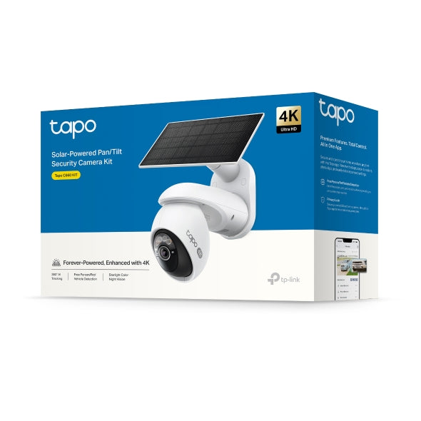 TP-Link Tapo C660 KIT Solar-Powered Pan/Tilt Security Camera Kit 4K