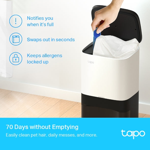 TP-Link Tapo RV10 Plus Robot Vacuum & Mop + Smart Auto-Empty Dock