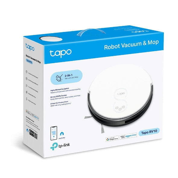TP-Link (Tapo RV10) Robot Vacuum & Mop - 2600 mAh / 4-Level