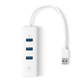 TP-Link UE330 USB 3.0 3-Port Hub & Gigabit Ethernet Adapter 2 in 1 USB Adapter