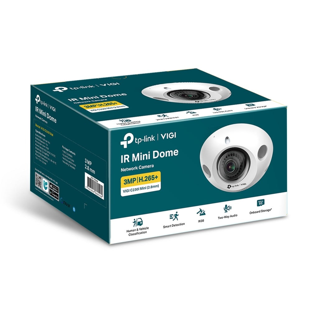 TP-Link VIGI C230I Mini 3MP IR Mini Dome Network Camera