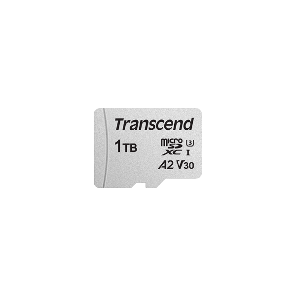 TRANSCEND 1TB MICRO SD  UHS-I U3  W / ADAPTER   TS1TUSD300S-A