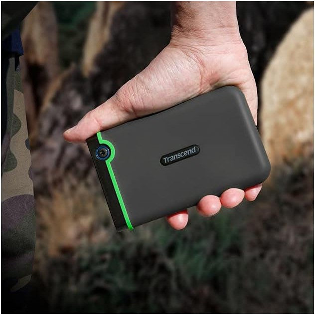 TRANSCEND 2TB STOREJET USB 3.1 2.5″ EXTERNAL HDD (DARK GREY)