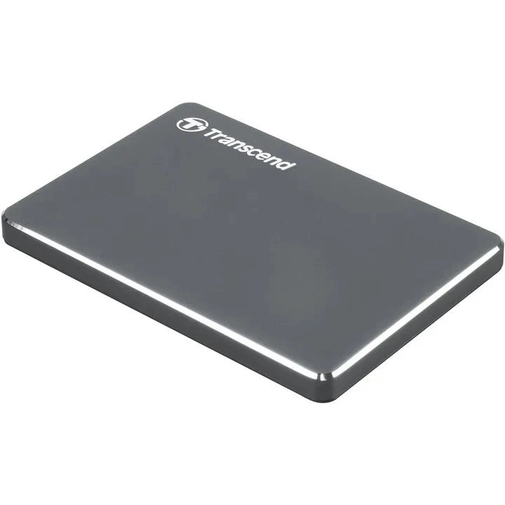 Transcend 2TB StoreJet 25C3N Slim & Luxury USB 3.1 Gen 1 Hard Drive for Windows and Mac