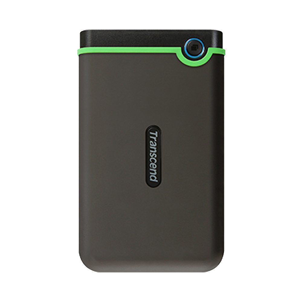 Transcend 4 TB StoreJet 25M3C Type C, Supreme Shock-Resistant, Portable HDD - Iron Grey