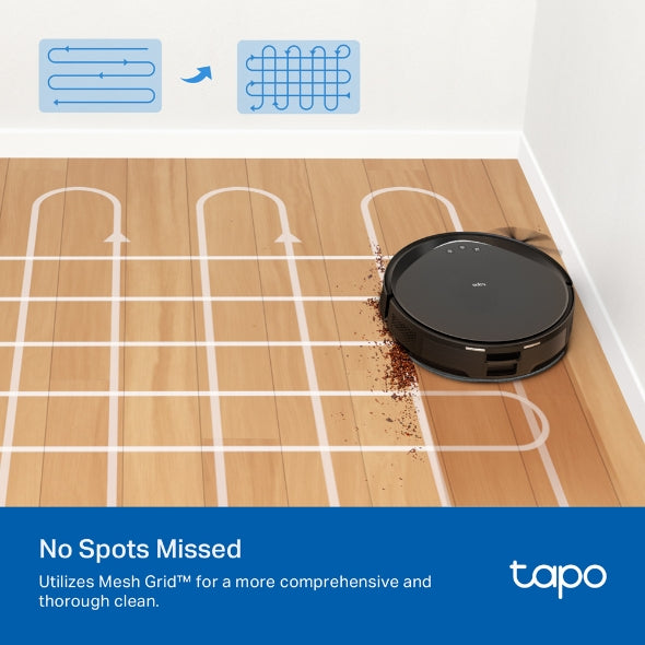 Tapo RV20 Max 5300Pa Suction MagSlim LiDAR Navigation Robot Vacuum and Mop