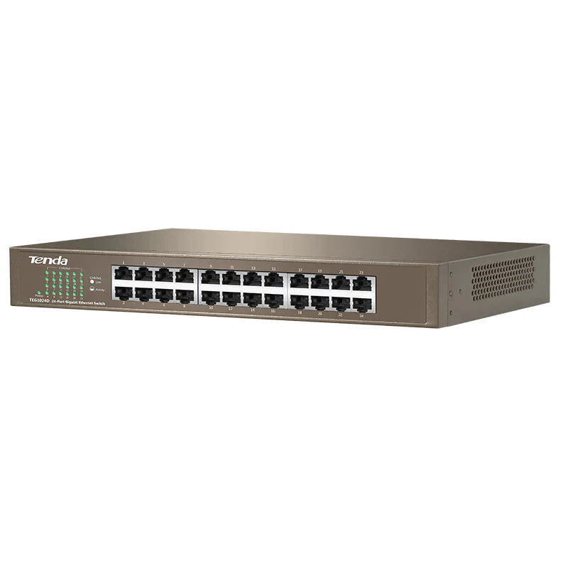 Tenda 24-Port Gigabit Ethernet Switch - 48Gbps / RJ45 / 24-Port Switch