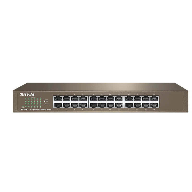 Tenda 24-Port Gigabit Ethernet Switch - 48Gbps / RJ45 / 24-Port Switch