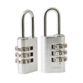 Terminator Combination Pad Lock 20MM Silver