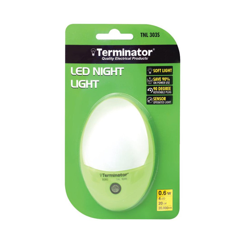 Terminator TNL303S Sensor Night Light - Green