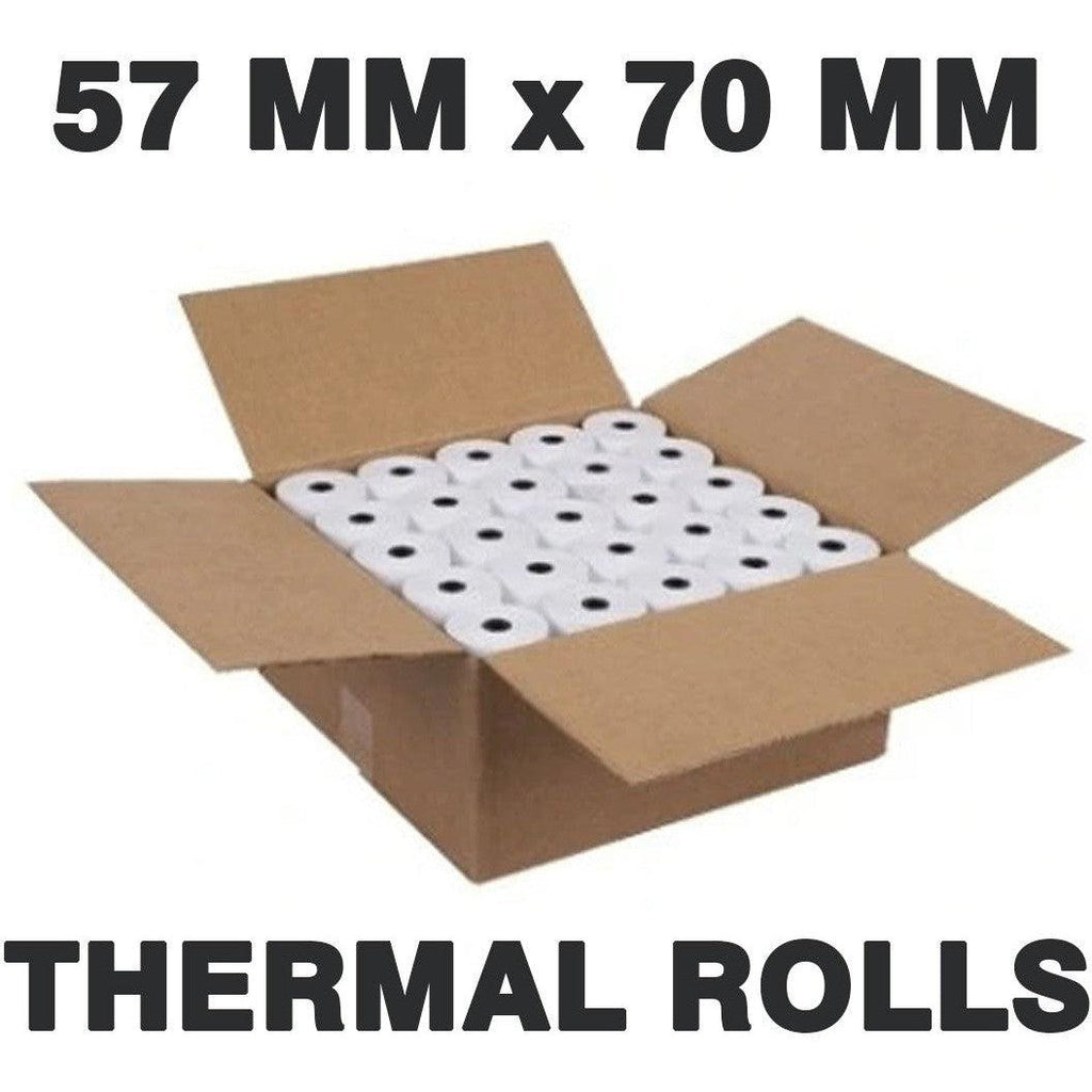 Thermal Roll 57 X 70 Mm (100 Rolls Per Carton)