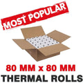 Thermal Roll 80X80 mm 80 x 80 mm Pack of 50