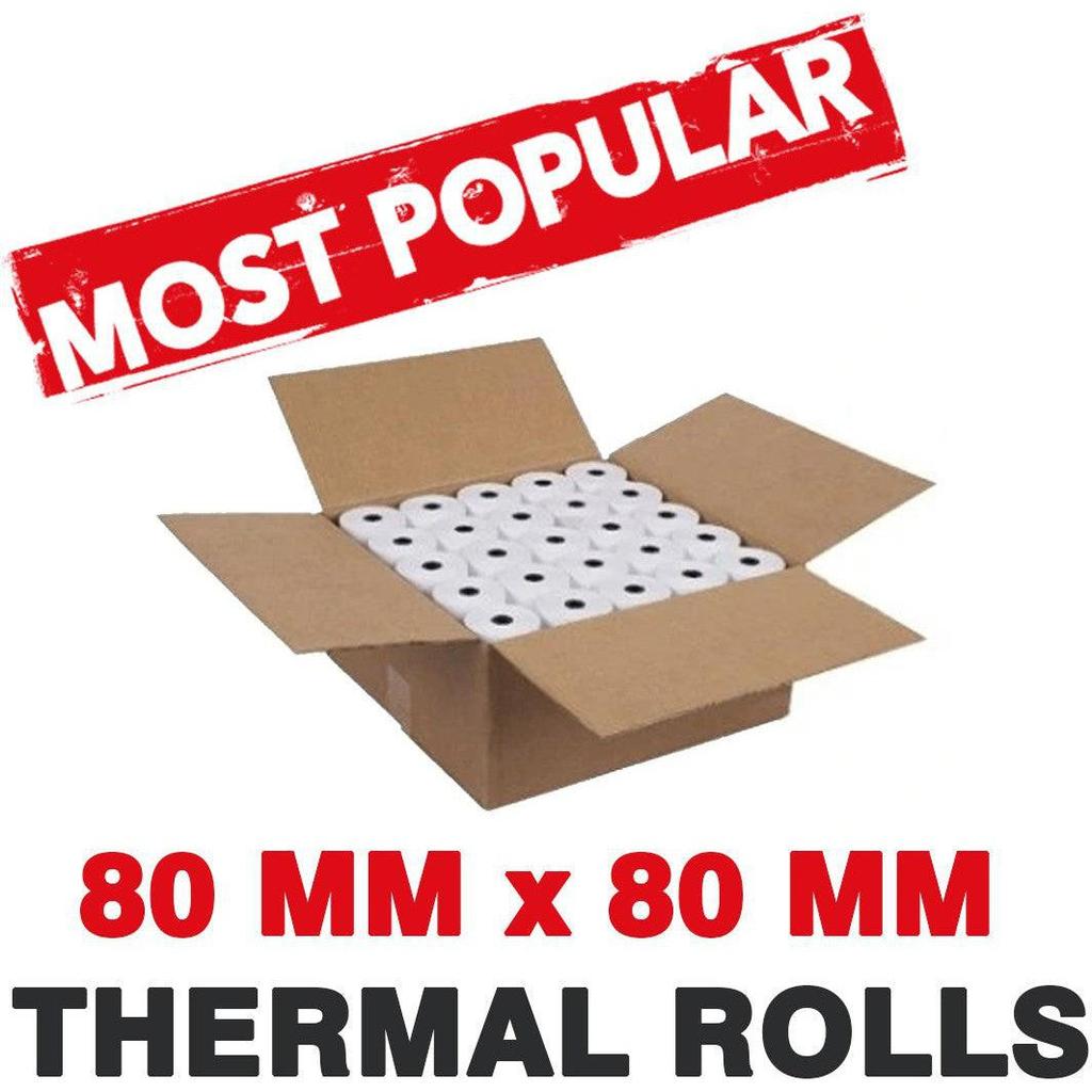 Thermal Roll 80X80 mm 80 x 80 mm Pack of 50