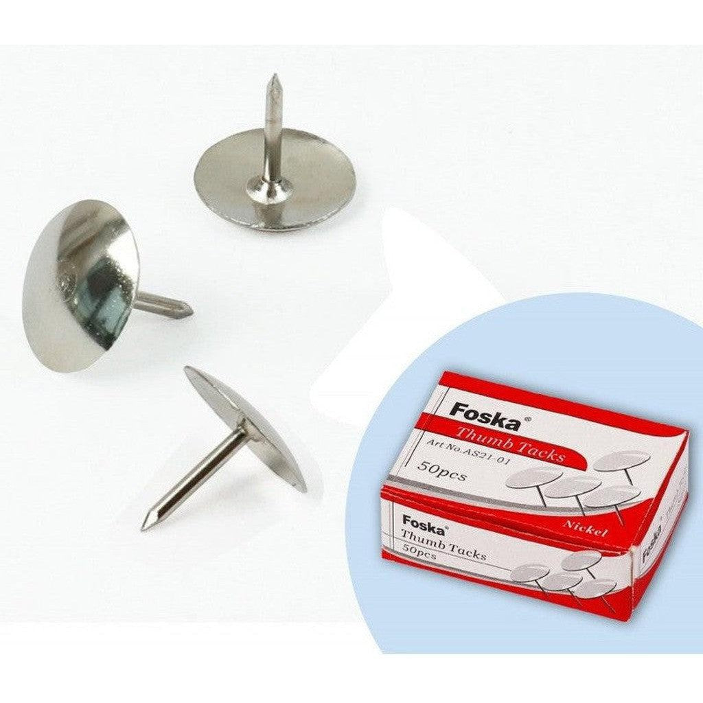Thumbtacks Foska 50Pcs -As21-01-Nik