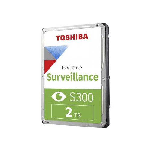 Toshiba 2Tb S300 Surveillance 3.5" Sata Internal Hard Drive. 24/7 Operation, (Hdwt720Uzsva)