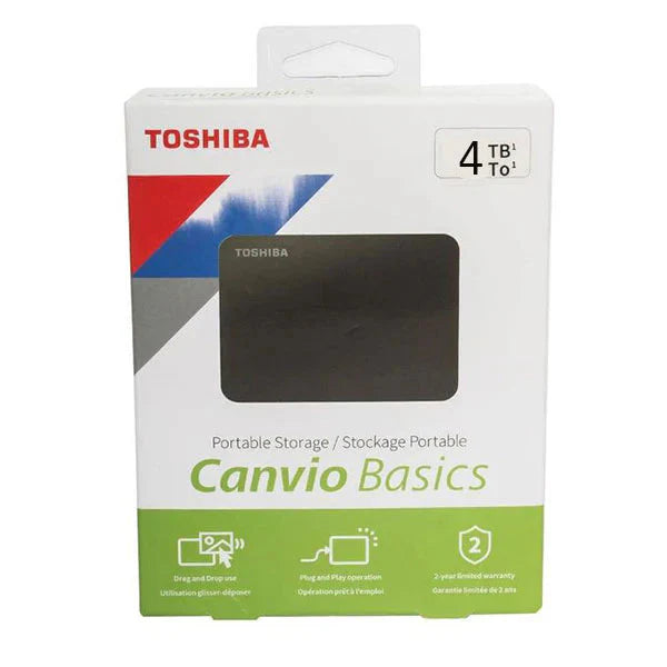 Toshiba Canvio Basics 4TB External USB 3.0 Portable Hard Drive