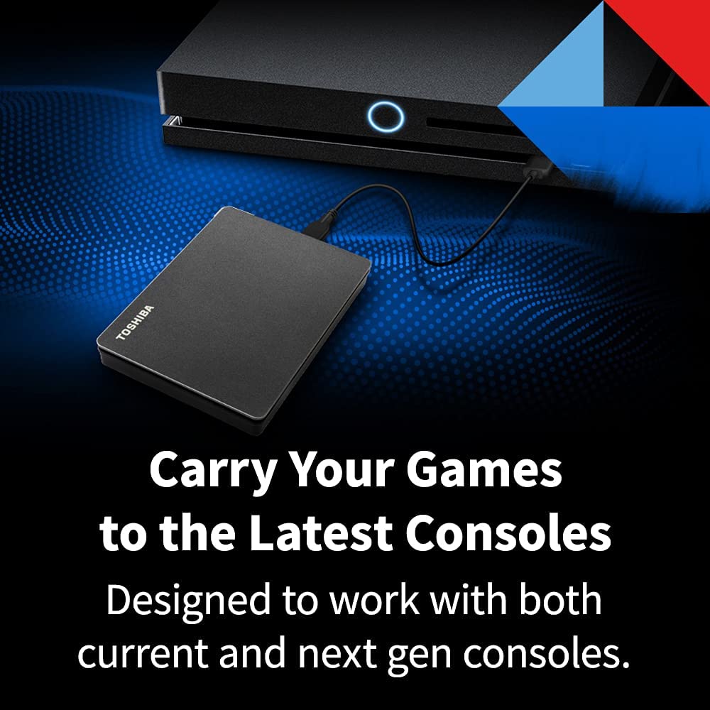 Toshiba Canvio Gaming 4TB Portable External Hard Drive USB 3.0, Black