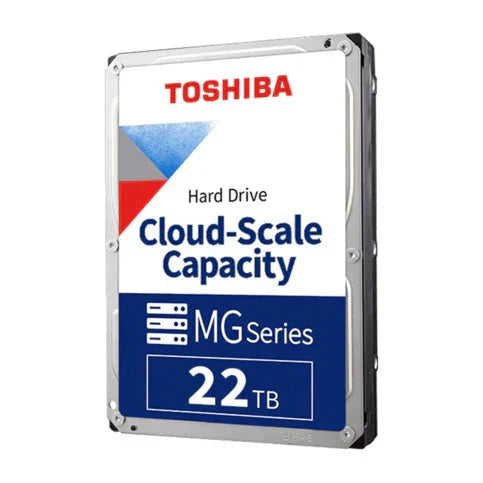 Toshiba Enterprise 22TB 3.5" Sata 512e 7200RPM Hard Drive (MG10AFA22TE)